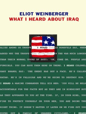 cover image of What I Heard About Iraq